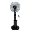 Muvip Ventilador de Pie - 75W - 40cm - 3 Velocidades - Nebulizador - Funcion de Oscilacion - Mando - Color Negro