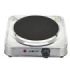 Muvip MV0644 Cocina Electrica de 1 Placa 1500W - Acero Inoxidable - 5 Niveles de Potencia - Termostato con Sistema de Seguridad