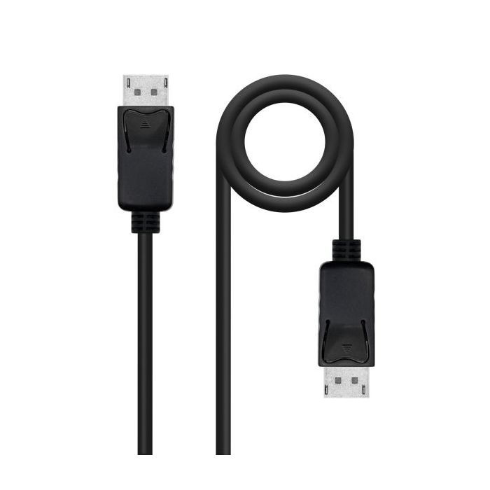 Nanocable Cable Displayport 1.4 CCS DP/M-DP/M - Longitud 2m - Color Negro