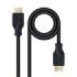 Nanocable Cable HDMI 2.1 CCS A/M-A/M - Longitud 1m - Color Negro
