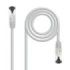 Nanocable Cable Red Latiguillo Cat.8.1 2Ghz LSZH SSTP AWG26 - Longitud 0.5m - Color Gris
