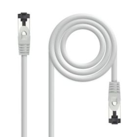 Nanocable Cable Red Latiguillo Cat.8.1 2Ghz LSZH SSTP AWG26 - Longitud 0.5m - Color Gris