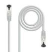 Nanocable Cable Red Latiguillo Cat.8.1 2Ghz LSZH SSTP AWG26 - Longitud 0.25m - Color Gris