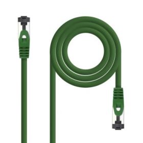 Nanocable Cable Red Latiguillo Cat.8.1 2Ghz LSZH SSTP AWG26 - Longitud 0.25m - Color Verde