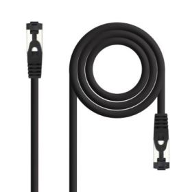 Nanocable Cable Red Latiguillo Cat.8.1 2Ghz LSZH SSTP AWG26 - Longitud 1m - Color Negro