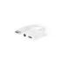Nanocable Conversor USB-C a Audio 48KHz - USB-C/M-1xJACK 3.5/H + USB-C/H PD 60W - 11.5cm - Color Blanco