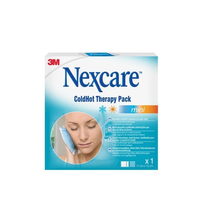 Nexcare Coldhot Therapy Compresa para Termoterapia - Mini - Frio o Calor Superficial - Incluye Funda Protectora - Color Azul