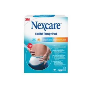 Nexcare Coldhot Therapy Compresa para Termoterapia - Incluye Cinturon L/XL - Frio o Calor Superficial - Color Blanco