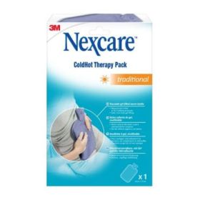 Nexcare Coldhot Therapy Bolsa Caliente de Gel - No Toxico - Acabado en Tela - Reutilizable - Color Azul Marino