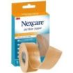 Nexcare Active Tape Cinta para Proteccion y Prevencion de Ampollas - 2.5cm x 4.5m - Transpirable - Color Marron