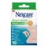 Nexcare Flexible Comfort Finger Pack de 10 Apositos para Heridas - 44.5x51mm - Transpirable - Elastico - Color Piel