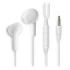 NGS CROSS FLIP Auriculares Intraurales con Microfono - Jack 3,5mm - Boton Multifuncion - Color Blanco