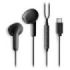 NGS CROSS GLIDE Auriculares Intraurales con Microfono - USB-C - Boton Multifuncion - Color Negro