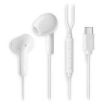 NGS CROSS GLIDE Auriculares Intraurales con Microfono - USB-C - Boton Multifuncion - Color Blanco