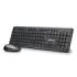 NGS Kit Teclado Inalambrico y Raton Inalambrico 1200dpi - 12 Teclas Multimedia - Indicadores LED -  Color Negro