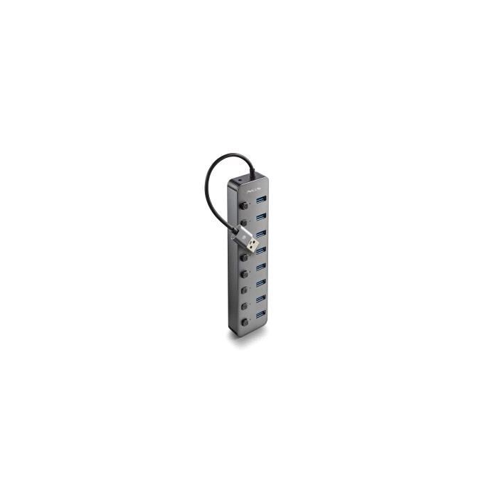 NGS IHUB8  Hub USB 3.0 - 8 Puertos USB 3.0 con Interruptores - Hasta 5Gbps