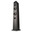 NGS Sky Charm Pro Torre de Sonido Bluetooth 80W - USB, Radio FM, Aux In y Entrada Optica - Funcion Broadcasting - Madera de Alta Calidad - Color Negro