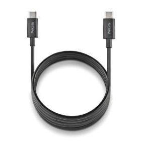 NGS ZYRO 60W-1 Cable USB-C a USB-C - Cargar Rapida - 480 Mbps - 15W - 1 Metro - Color Negro