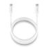 NGS ZYRO 60W-1 Cable USB-C a USB-C - Cargar Rapida - 480 Mbps - 15W - 1 Metro - Color Blanco
