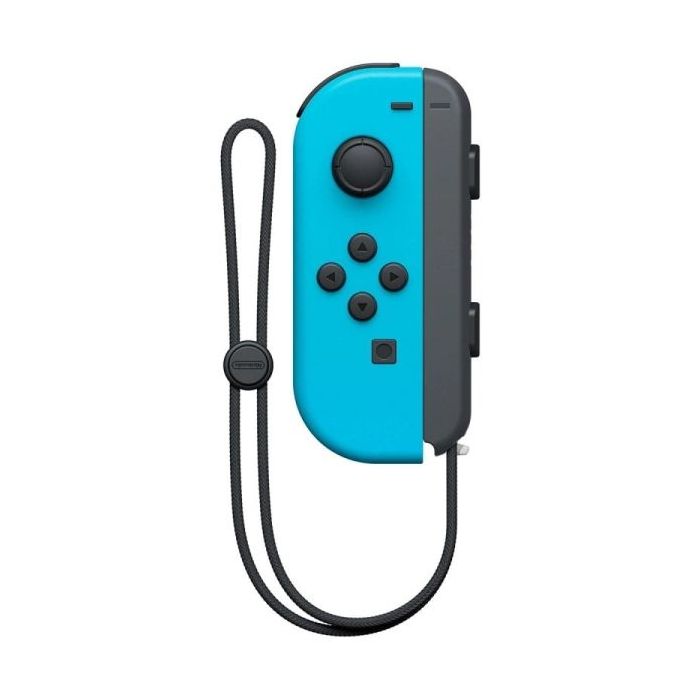 Nintendo Mando Joy-Con Izquierdo para Nintendo Switch - Vibracion HD - Sensor de Movimiento - Acelerometro y Giroscopio - Conectividad Bluetooth - Color Azul Neon
