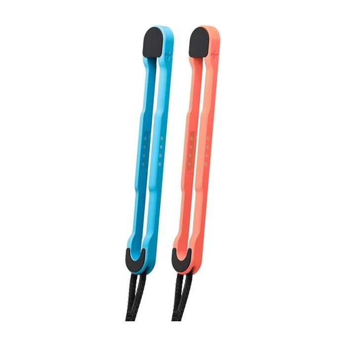 Nintendo Pack de 2 Correas para Joy-Con 2 Izquierdo/Derecho - Facil Acople y Desacople - Mejora Seguridad en Juegos Activos - Aumenta Estabilidad en Modo Raton - Color Rojo y Azul Claro