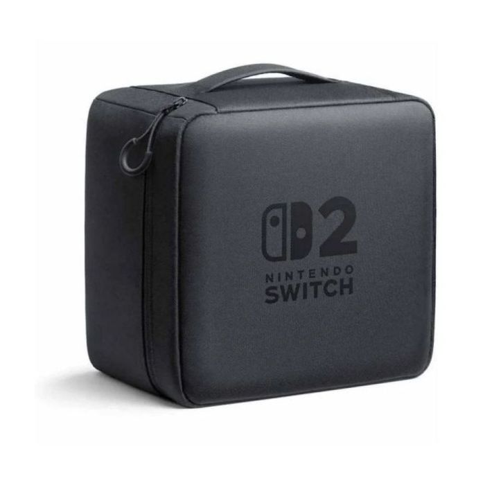 Nintendo Maletin de Viaje para Consola Nintendo Switch 2 - Proteccion Efectiva contra Golpes - Capacidad para 6 Tarjetas - Compartimentos para Accesorios - Color Negro