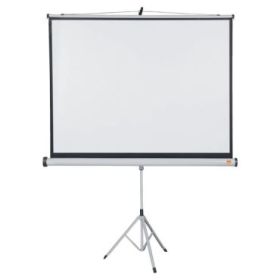 Nobo Pantalla Proyeccion con Tripode 1500x1138mm - Superficie Blanca Mate - Color Blanco