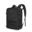 Numada Explorer B40 Mochila de Viaje Cabina 40x20x25 cm con Puerto USB, Compartimento para Portatil y Zapatero, Color Negro