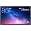 Optoma Creative Touch Serie 5 Pantalla Interactiva Tactil 86" UltraHD 4K - Certificacion Google EDLA -Tiempo de Respuesta 6ms - 32 Puntos Tactiles Simultaneos - HDMI, VGA, DisplayPort, USB-A, C, RJ-45 - Android 13