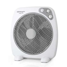 Orbegozo BF 0140 Ventilador Portatil con Difusor Rotativo y Temporizador - Ideal para Oficina, Camping y Habitaciones Pequeñas - Silencioso y Potente