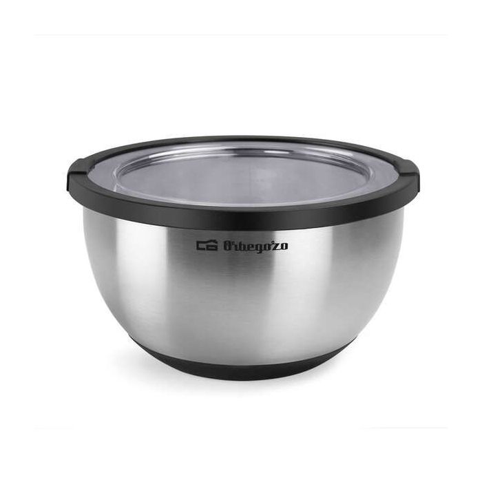 Orbegozo BOA 5000 BOL de Acero Inoxidable - Serie BOA - Duradero y Seguro - Capacidad 5L - Base Antideslizante - Libre de BPA - Apto Lavavajillas - Versatil y Practico