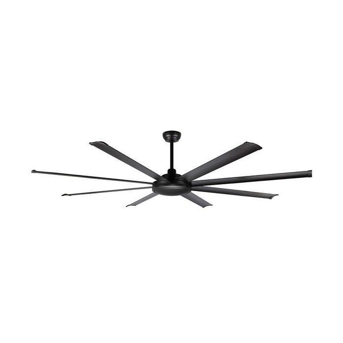 Orbegozo CF 118200 Ventilador de Techo Industrial - Potente Motor DC de Bajo Consumo - 6 Velocidades - Silencioso - Sistema de Ventilacion Reversible - Mando a Distancia - Temporizador Programable