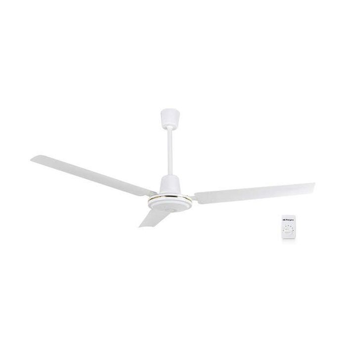 Orbegozo CF 86140 Ventilador de Techo Elegante y Funcional - Interruptor de Pared - 5 Velocidades - Potencia 70W - 140cm de Diametro - Blanco