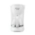 Orbegozo CG 4051 Cafetera de Goteo - Capacidad para 12 Tazas - Jarra de Cristal de 1,25L - Filtro Permanente - Deposito con Indicador de Agua - Mantenimiento de Calor por 30min - Color Blanco
