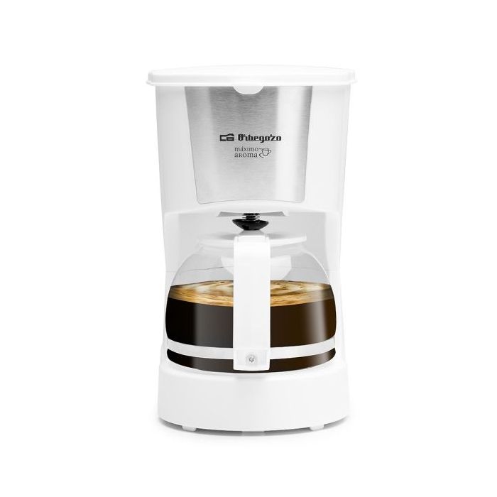 Orbegozo CG 4106 Cafetera de Goteo - Potencia 600W - Capacidad para 6 Tazas - Filtro Extraible y Proteccion Anti Goteo