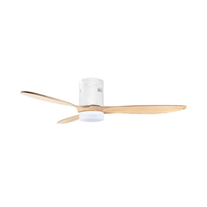 Orbegozo CP 114132 Ventilador de Techo Moderno - Potente Motor DC - Luz LED Ajustable - Funcion Reversible para Invierno y Verano - Mando a Distancia - Temporizador Programable