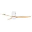 Orbegozo CP 114132 Ventilador de Techo Moderno - Potente Motor DC - Luz LED Ajustable - Funcion Reversible para Invierno y Verano - Mando a Distancia - Temporizador Programable