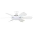 Orbegozo CP 117105 Ventilador de Techo Moderno - Potente Motor DC de Bajo Consumo - Luz LED Ajustable - Funcion Reversible para Invierno y Verano - Mando a Distancia - Temporizador Programable