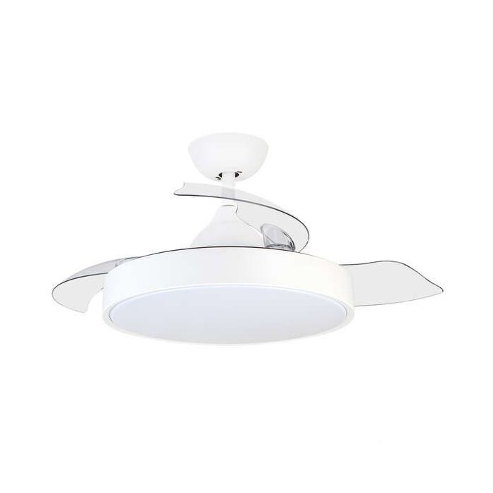 Orbegozo CP 119105 Ventilador de Techo Elegance - Potente Motor DC - Aspas Retractiles - Luz LED con 3 Temperaturas - Mando a Distancia - Sistema de Ventilacion Reversible