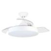 Orbegozo CP 119105 Ventilador de Techo Elegance - Potente Motor DC - Aspas Retractiles - Luz LED con 3 Temperaturas - Mando a Distancia - Sistema de Ventilacion Reversible