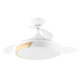 Orbegozo CP 136105 Ventilador de Techo Elegance Ventilador de Techo con Diseño Elegante y Funcionalidad Optima - Aspas Retractiles - Motor DC Silencioso - Iluminacion LED y Sistema Reversible