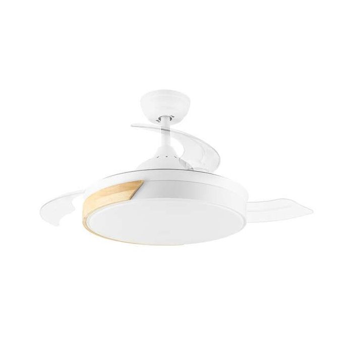 Orbegozo CP 136105 Ventilador de Techo Elegance Ventilador de Techo con Diseño Elegante y Funcionalidad Optima - Aspas Retractiles - Motor DC Silencioso - Iluminacion LED y Sistema Reversible