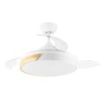 Orbegozo CP 136105 Ventilador de Techo Elegance Ventilador de Techo con Diseño Elegante y Funcionalidad Optima - Aspas Retractiles - Motor DC Silencioso - Iluminacion LED y Sistema Reversible