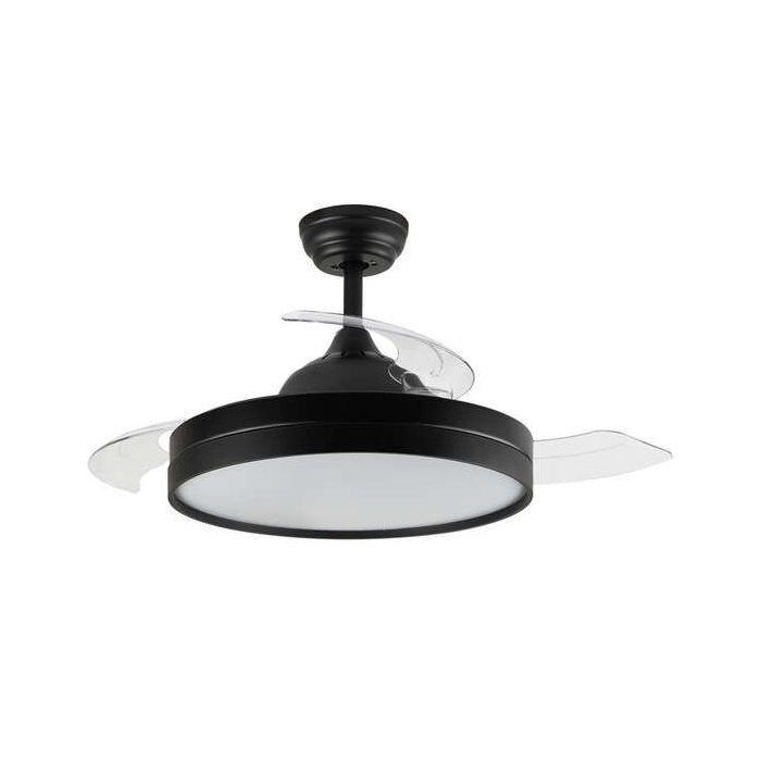Orbegozo CP 137105 Ventilador de Techo Elegance Eficiente y Silencioso - Aspas Retractiles - Motor DC - Luz LED - Mando a Distancia - Ventilacion Reversible - Temporizador Programable