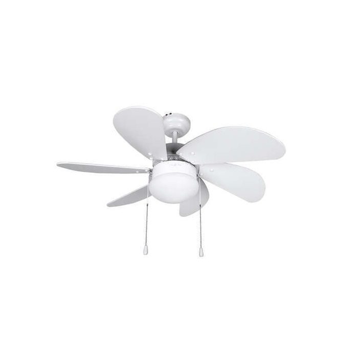 Orbegozo CP 15076 B Ventilador de Techo - Ideal para Ambientes Pequeños - Consumo Minimo de Energia - Sistema de Ventilacion Reversible - Silencioso - 3 Velocidades - Potencia 50W