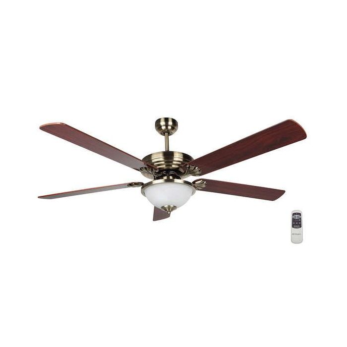 Orbegozo CP 80142 Ventilador de Techo Elegance - Silencioso y Potente - 5 Palas Reversibles - Mando a Distancia - Sistema de Ventilacion Reversible - Tamaño XXL