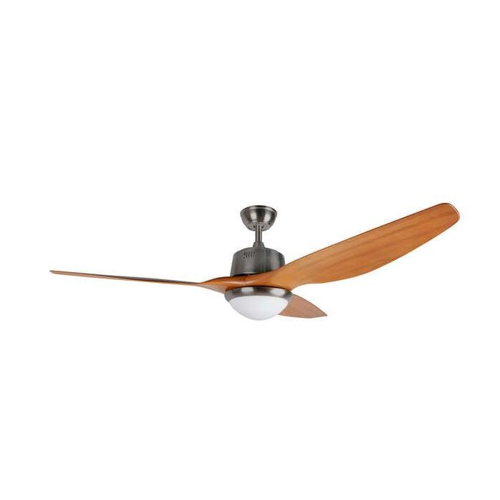 Orbegozo CP 96160 Ventilador de Techo Potente y Eficiente - 85W de Potencia - 3 Palas ABS Look Madera - Luz LED 18W - Mando a Distancia - Ideal para Ambientes Grandes