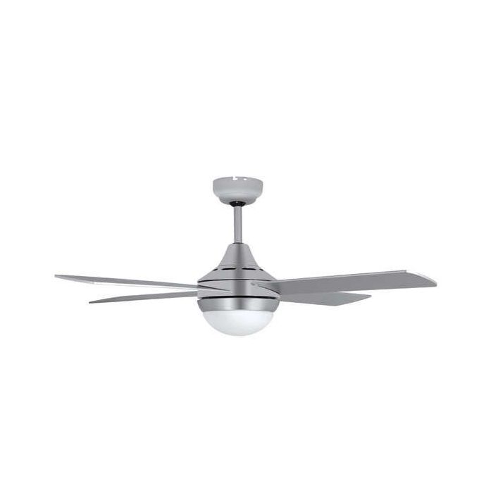 Orbegozo CPW 02120 Ventilador de Techo Acero Inoxidable - Bajo Consumo Energetico - Sistema de Ventilacion Reversible - Control Remoto y App - Elemento Decorativo - Ambiente Confortable