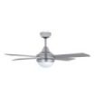 Orbegozo CPW 02120 Ventilador de Techo Acero Inoxidable - Bajo Consumo Energetico - Sistema de Ventilacion Reversible - Control Remoto y App - Elemento Decorativo - Ambiente Confortable