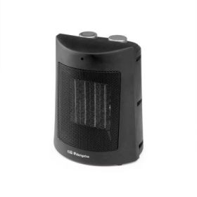 Orbegozo CR 5113 Calefactor Ceramico - Potencia 1500W - Termostato - Sistema Antivuelco - Color negro